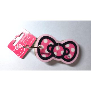 HELLO KITTY 粉色蝴蝶結造型隨身記憶卡/單字卡/隨身便條紙