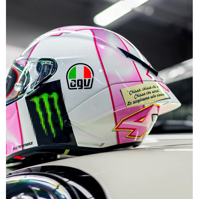 AGV pista gp rr  misano 蝴蝶結 🎀 rossi 46 明信片 魔爪 安全帽貼膜 貼紙 包膜