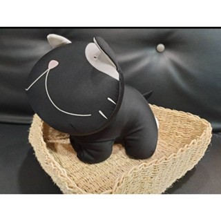 現貨。黑貓款可愛動物粒子抱枕