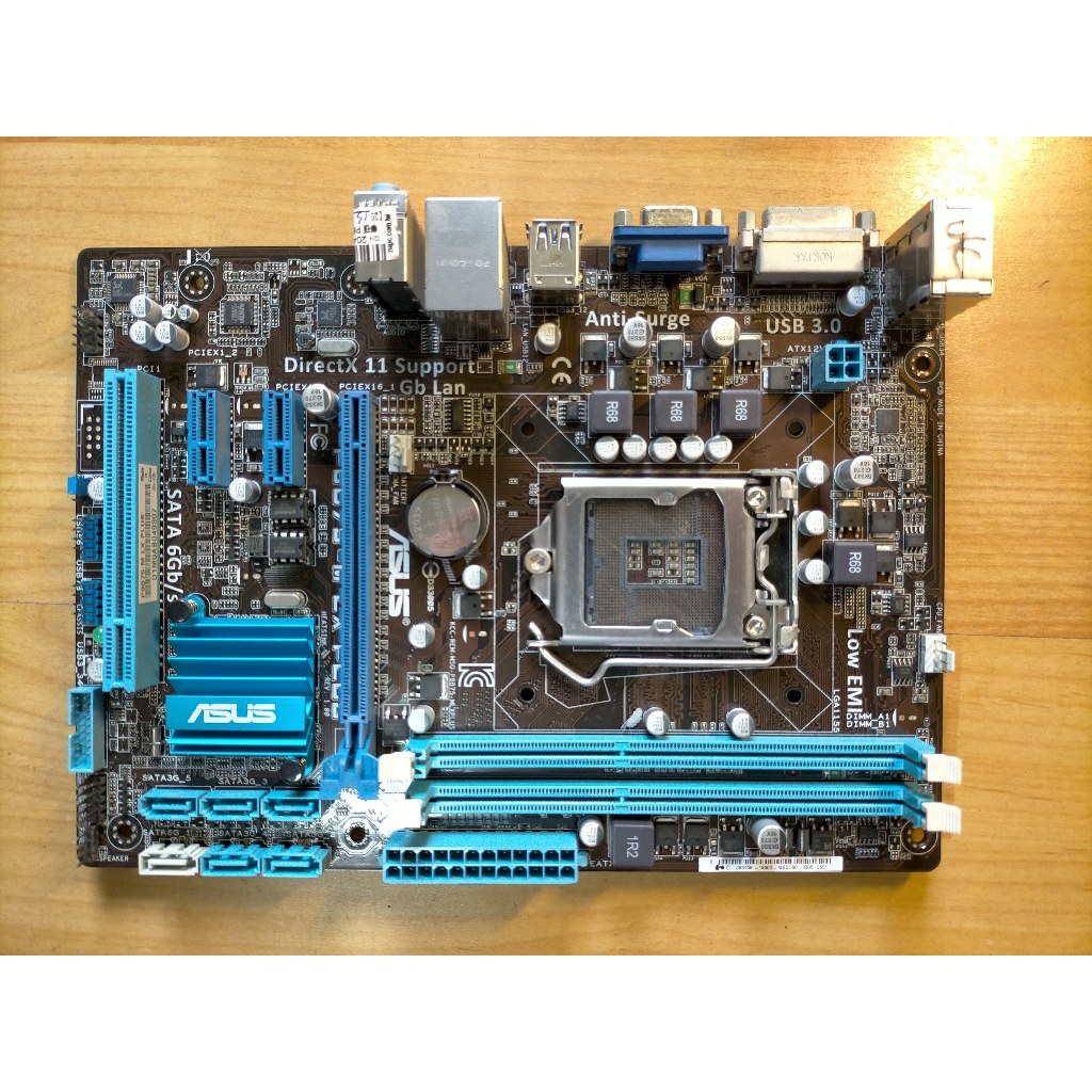 A.1155主機板-華碩ASUS P8B75-M LX PLUS B75/DDR3 i7 i5 i3雙通道 直購價490