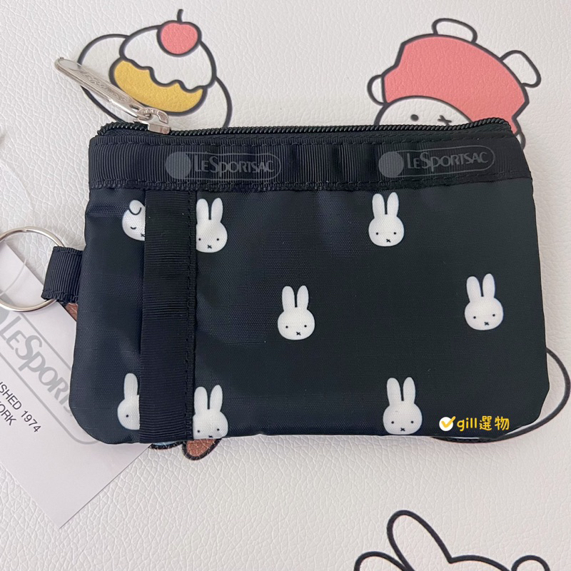 「現貨」🐰🐰🇯🇵 Miffy &amp; LeSportsac 米飛兔與力士保聯名 零錢包/卡夾