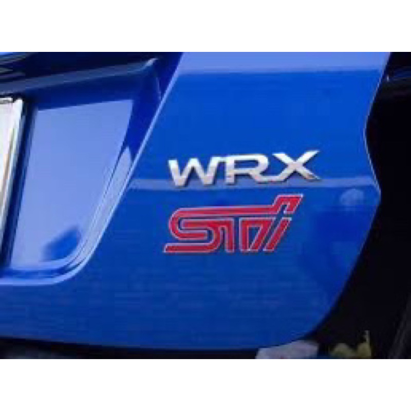 SUBARU 速霸陸 正日規 車尾STI標 全車系通用 在台現貨3組 WRX Wrx wagon brz 森林人