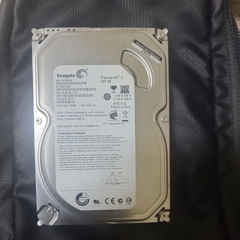 二手 狀況可 Seagate HD ST3500312CS 500GB 500G 5900RPM 3.5"硬碟