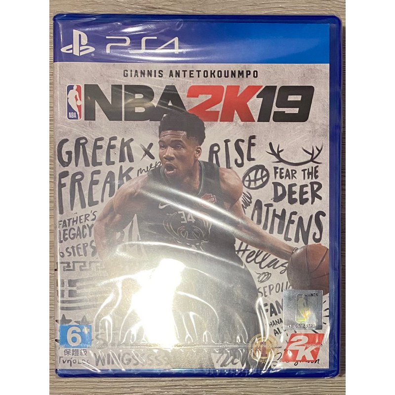 [LALA貓小舖］原裝全新未拆 PS4 NBA 2K19 美國職業籃球 中文版 PS遊戲片