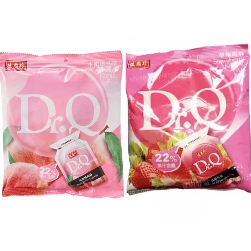 盛香珍-Dr.Q蒟蒻水蜜桃190g Dr.Q蒟蒻草莓190g 新品上架🎉