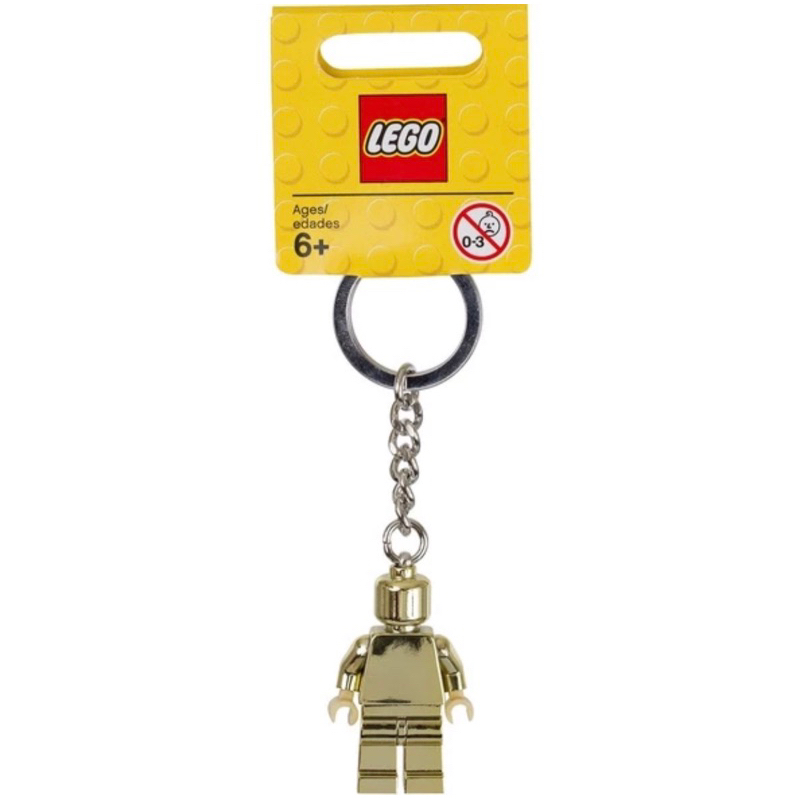 &lt;樂高人偶小舖&gt;正版 LEGO樂高850807 小金人鑰匙圈 Gold Minifigure Key Chain