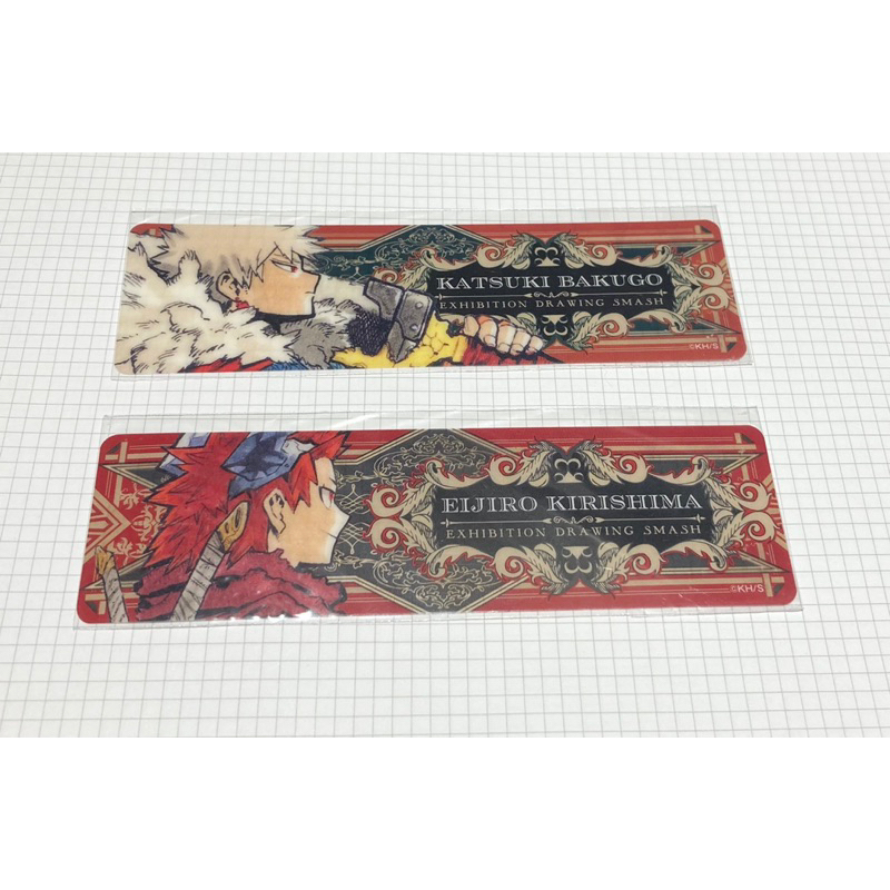 我的英雄學院 原畫展 羊羹書籤 爆豪勝己 切島銳兒郎