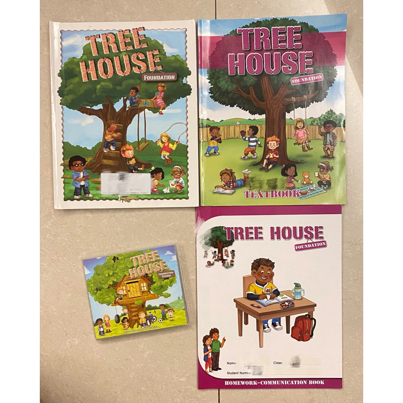 🌟二手書出清🌟何嘉仁 寫過的教材 Tree House 3本書+1CD合售