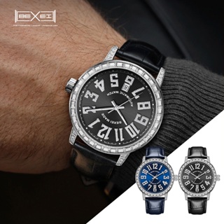 【WANgT】BEXEI 貝克斯 鑲鑽星輝系列 男士鑲鑽全自動機械錶9170