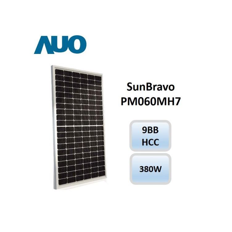AUO 友達 SunBravo PM060MH7 多柵線半切單晶模組 380W 385W 太陽能板 太陽能 15年保固