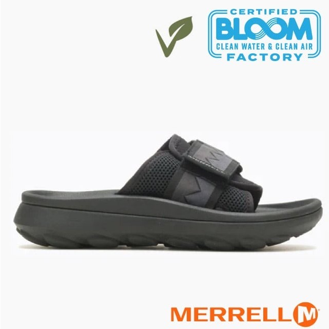 【MERRELL】送》女 款 戶外拖鞋 HUT ULTRA SLIDE 涼鞋 海灘鞋/抑菌防臭_經典黑_ML005886