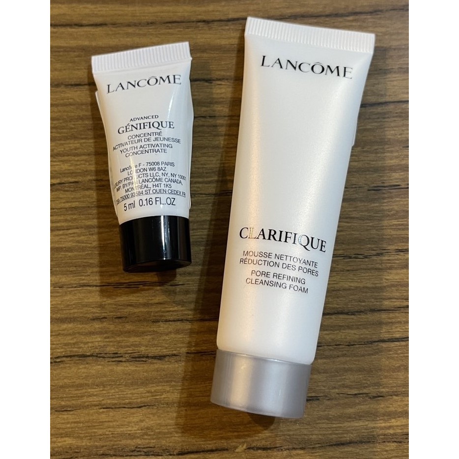 🌟LANCOME蘭蔻/超極光淨致毛孔洗面乳30ml/超未來肌因賦活露5ml/超極光活粹晶露10ml/全新/樣品/試用包