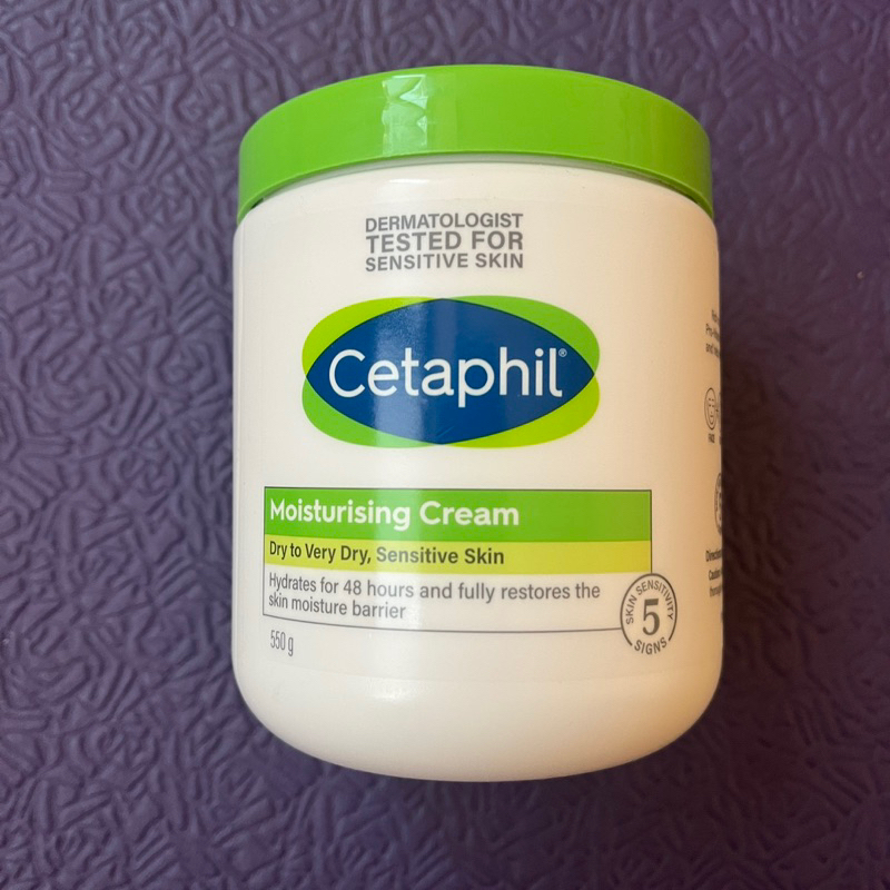 （全新）cetaphil舒特膚550g長效潤膚霜滋潤乳液面霜