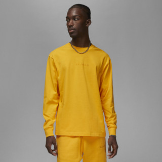 Air Jordan Wordmark Long Tee Yellow FJ0703-739