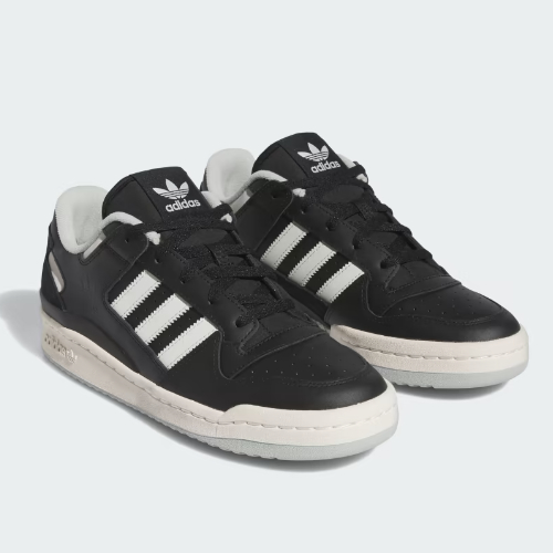 ADIDAS FORUM LOW CL 男款 黑白 穿搭 板鞋 休閒鞋 IE7218 Sneakers542