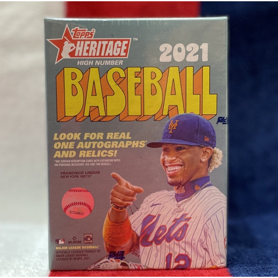 全新 2021 Topps Heritage High Number Baseball Blaster 棒球卡盒