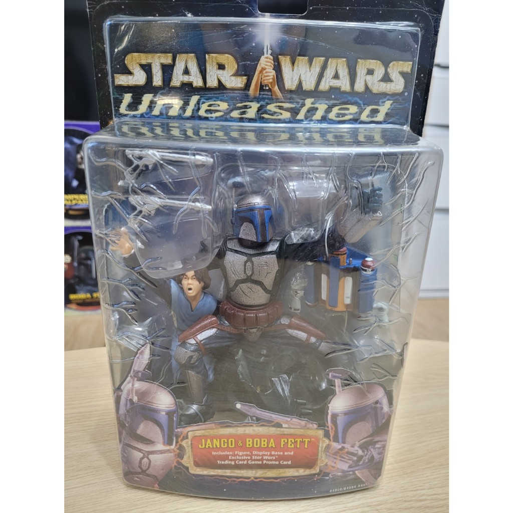 STAR WARS 星際大戰 Hasbro UNLEASHED 榮耀系列 吊卡 雕像 景品 強格費特 Jangofett