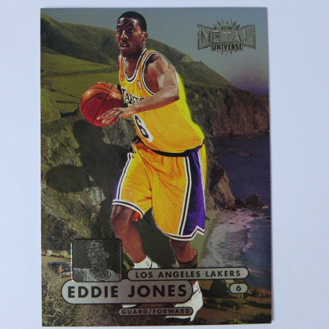 ~Eddie Jones/NBA球星/艾迪·瓊斯~1998年METAL.金屬設計籃球卡
