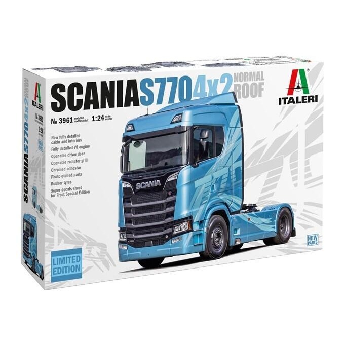 萬象遙控模型 ITALERI 1/24 Scania S770 4x2拖車頭 附蝕刻片 超級精細限定版 #3961