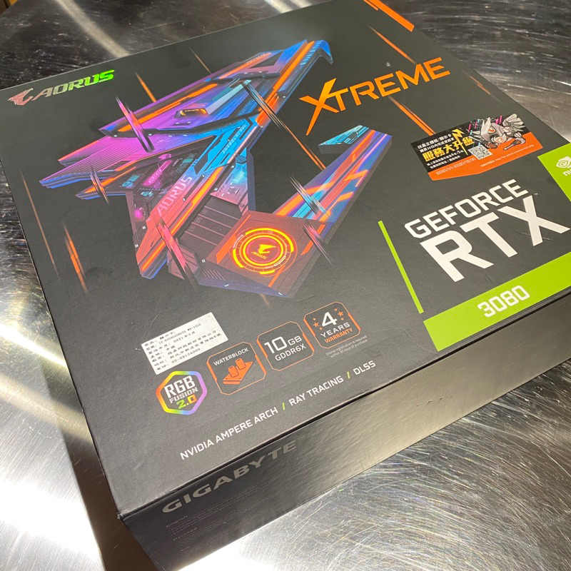 Gigabyte 技嘉 Rtx3080 Xtreme 10G 水冷帝版顯示卡！