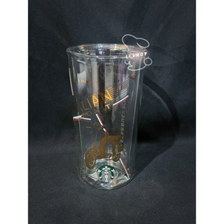 星巴克Starbucks 2018年「義大利烘培雙層玻璃杯 ：台灣製」全新