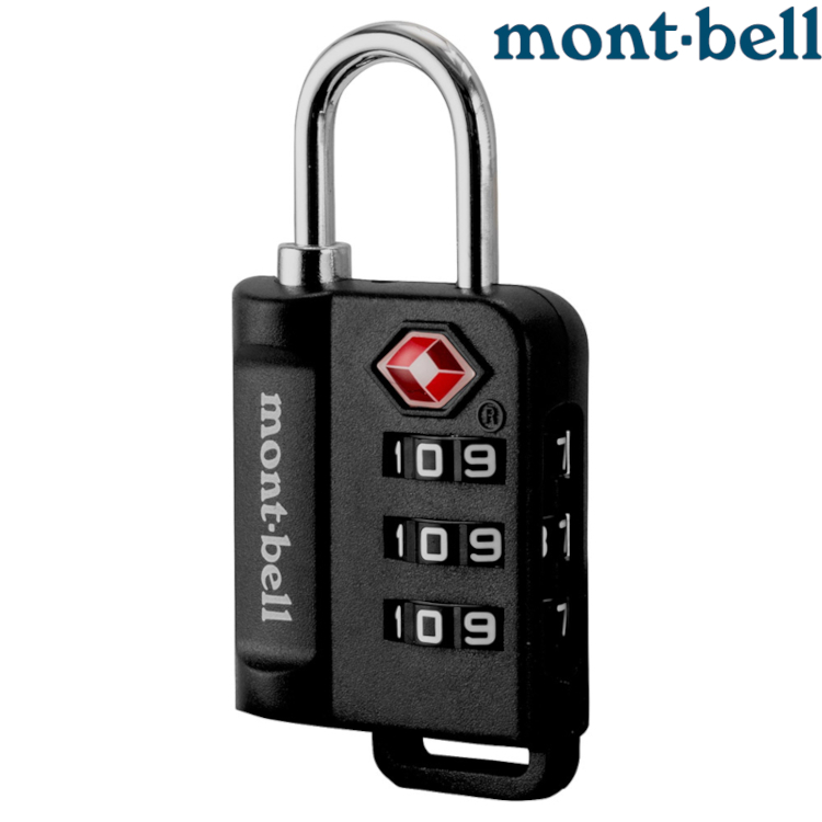 Mont-bell TS Combination Lock 密碼鎖 1134137 BK 黑