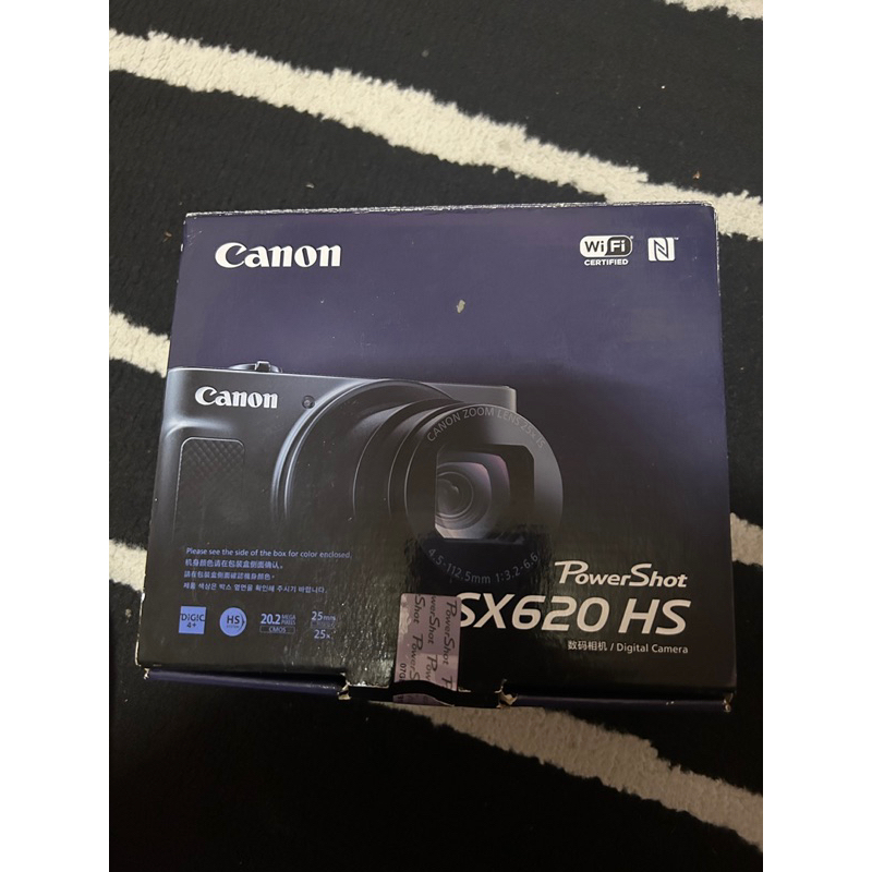 (二手少用，可議價）Canon SX620 HS數位相機 黑色 無記憶卡