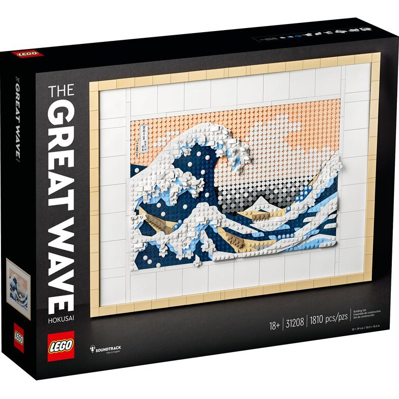 &lt;全新&gt; LEGO Art 系列 葛飾北齋－神奈川沖浪裏 Hokusai – The Great Wave 31208