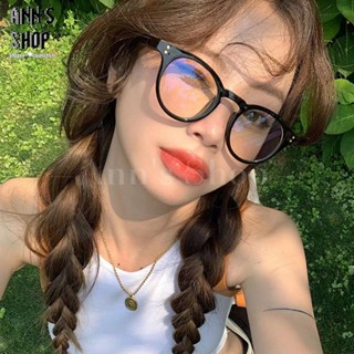 🍒Ann’s Shop🍒十月新款—韓系復古鉚釘百搭小圓框平光鏡 文青 可愛 小紅書 ins 眼鏡 韓版 氣質 素顏 時尚