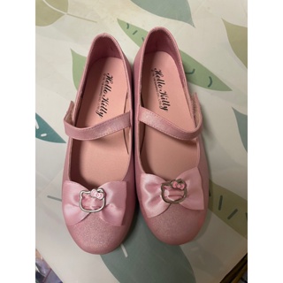 Hello Kitty涼鞋 35 娃娃鞋 公主鞋 女大童鞋 平底鞋 粉色