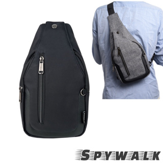 【SPYWALK 】防撥水胸包 運動胸包 單肩包 側揹包 斜揹包 男用包包 工作包 小包 防盜包 單肩包 休閒包