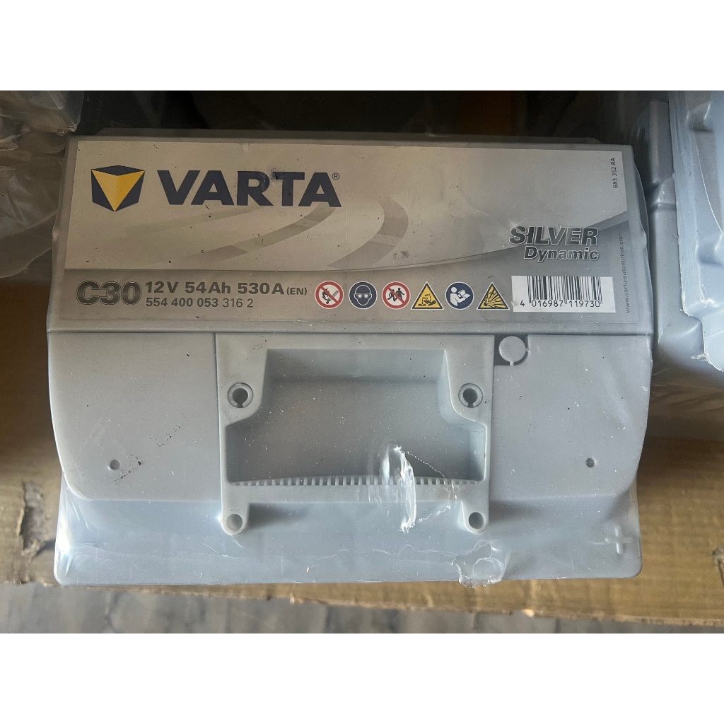 【全電行】VARTA C30 12V 54Ah 530A LN1 汽車電池 DIN50高身