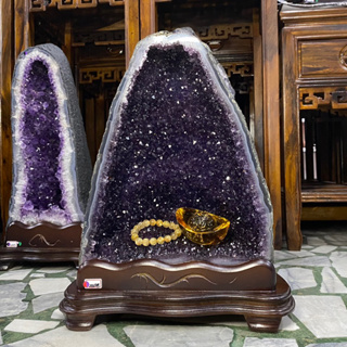 （已售）實體品項極優 極閃滿天星細晶💟又帶滿鈦晶 內行玩家收藏✨Espa+ 24.65kg 巴西紫晶洞 水晶洞 紫水晶洞