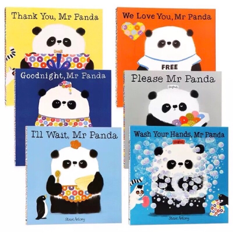 please/I’ll wait/Thank you Mr. Panda 熊貓先生 禮儀課堂 5冊 6冊