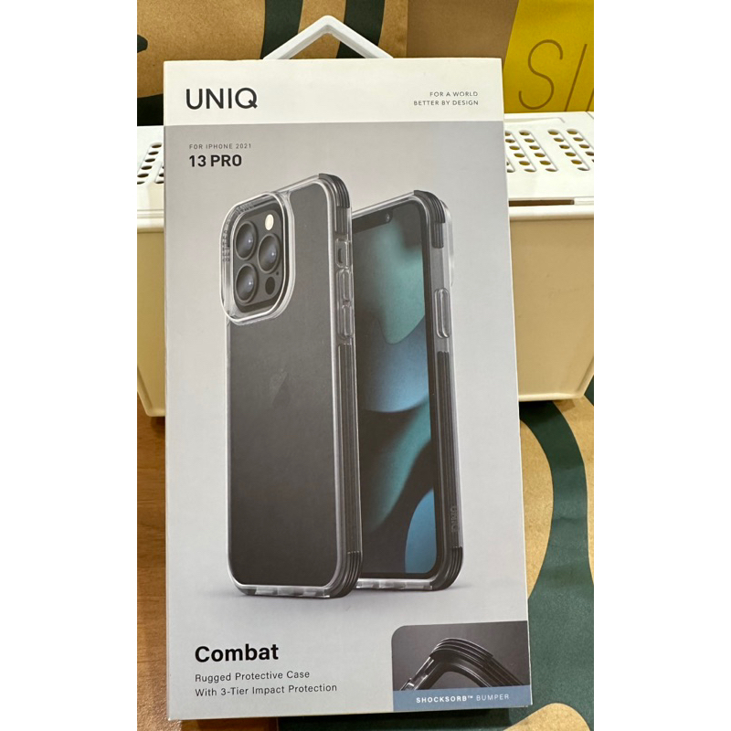 現貨出清 UNIQ Combat四角強化軍規等級防摔三料保護殼 iPhone 14 pro max 13 超低價