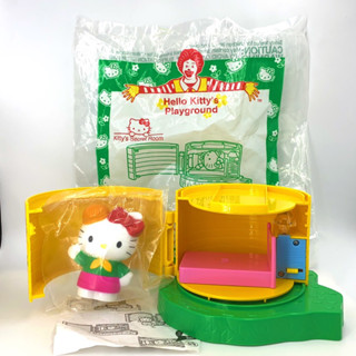 ‼️絕版‼️全新 2001年 麥當勞 Hello kitty遊樂園躲藏屋 公仔 填充玩偶 絨毛娃娃 布偶 居家擺飾