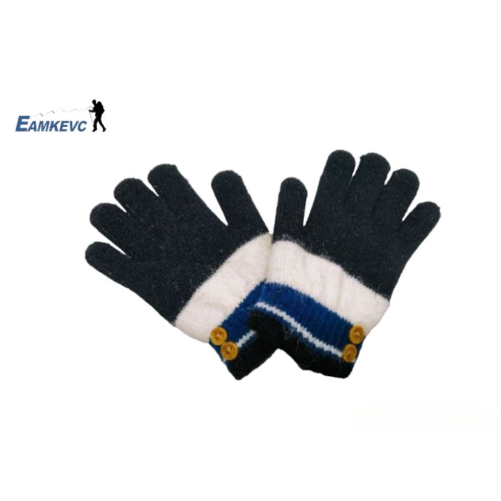 EAMKEVC 兒童雙層保暖手套 2012BABY 登山 旅遊 賞雪 保暖 針織手套 刷毛手套 羽毛紗【陽昇戶外用品】