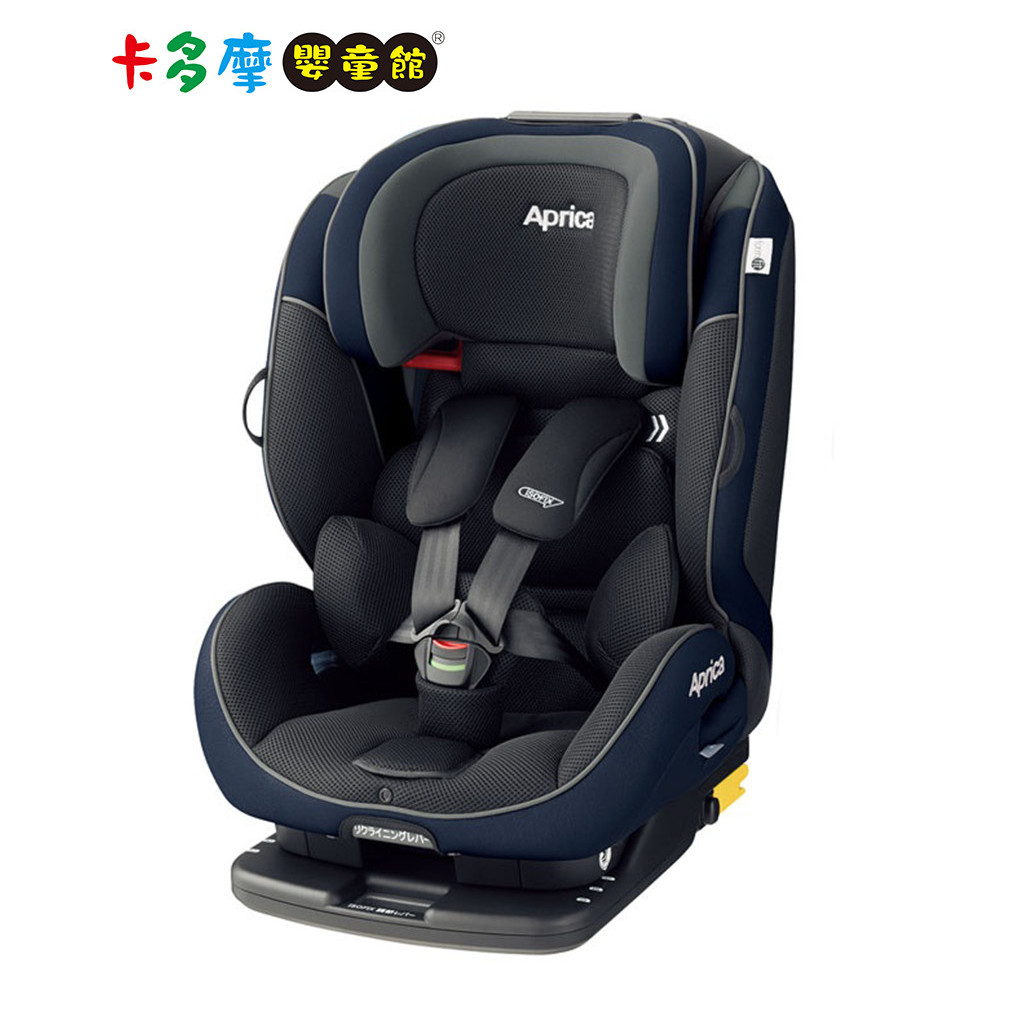 【Aprica 愛普力卡】2022年式 ISOFIX 成長型輔助汽座 FormFit-藍寶石｜卡多摩