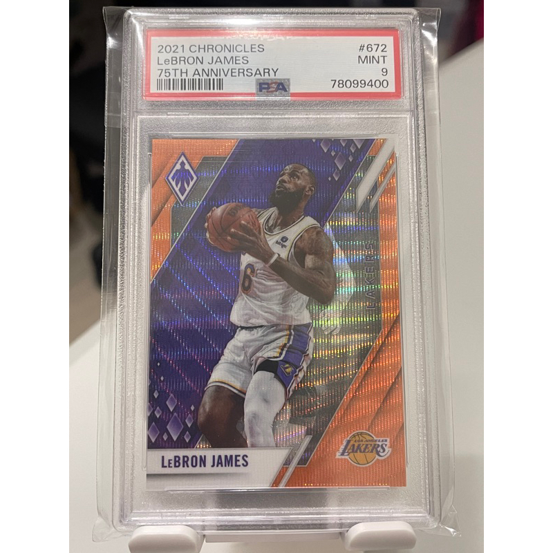 [現貨］2021-22 PANINI 編年史 LEBRON JAMES 75週年 限量/75 勒布朗 詹姆士 PSA9