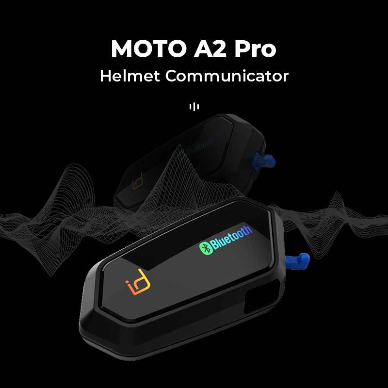 【瘋馬二輪】現貨 新上市 id221 MOTO A2 Pro 安全帽藍芽耳機 騎士專用