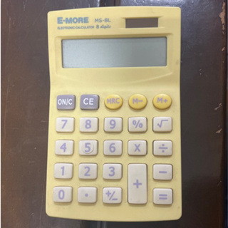 ［二手］國考用E-MORE計算機 MS-8L 淺黃色