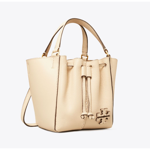 Tory Burch McGraw Dragonfly Mini Leather Tote 蝙蝠/水桶/肩背/側背包