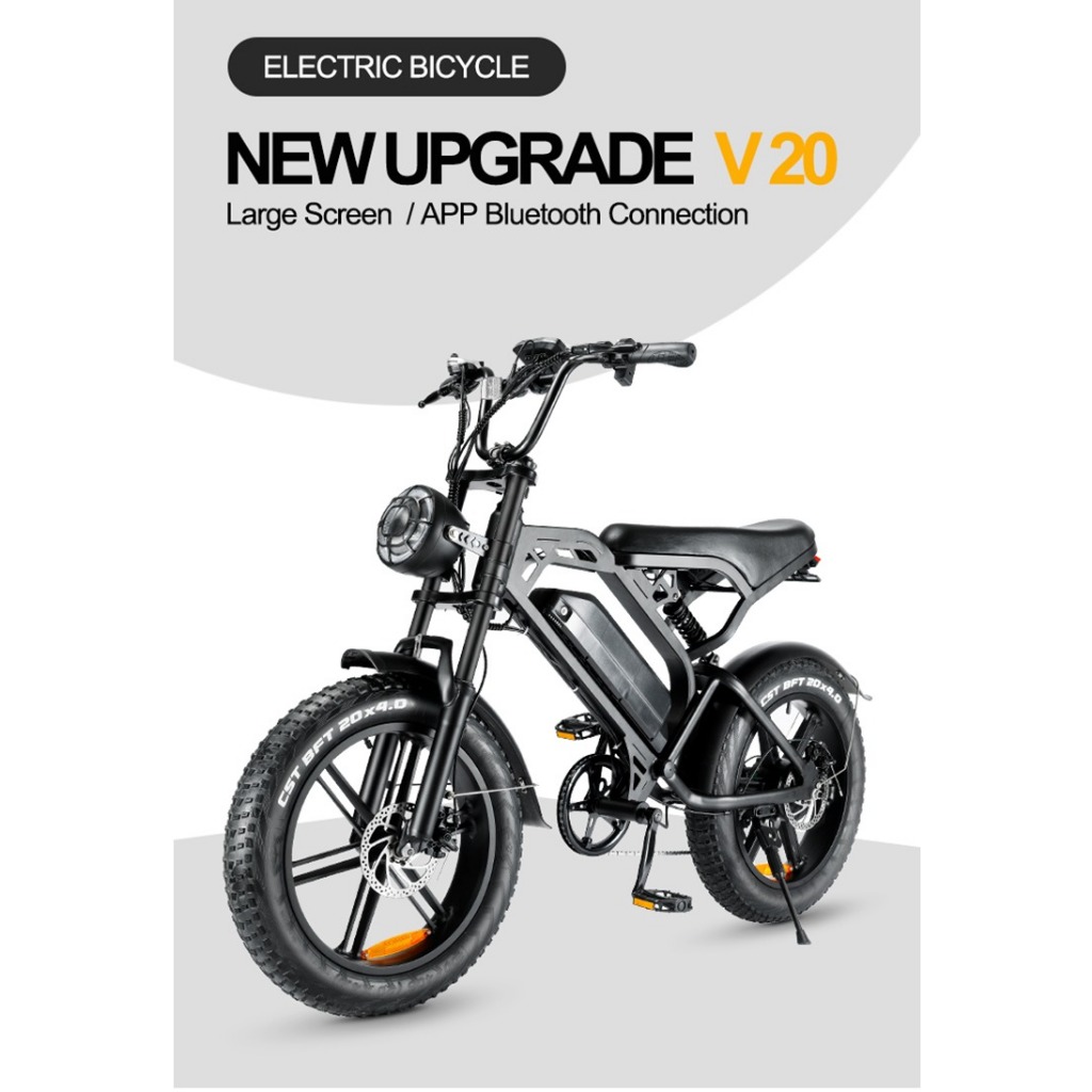 V20歐盟倉價格山地電動自行車電動摩托車胖胎電動自行車便宜電動自行車成人