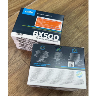 【附發票】Micron 美光 Crucial BX500 500GB SSD 2.5吋固態硬碟 / SATA 6GB