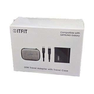 SAMSUNG 三星 原廠盒裝 ITFIT 30W旅行快充雙孔 Type C/Type-A(雙孔1C1A-快)