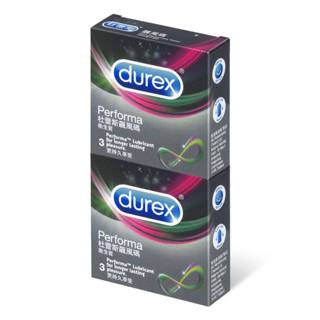 Durex 杜蕾斯 飆風碼裝 3 片裝 x 2 乳膠保險套