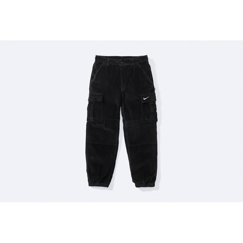 SUPREME NIKE ARC CORDUROY CARGO PANT - BLACK