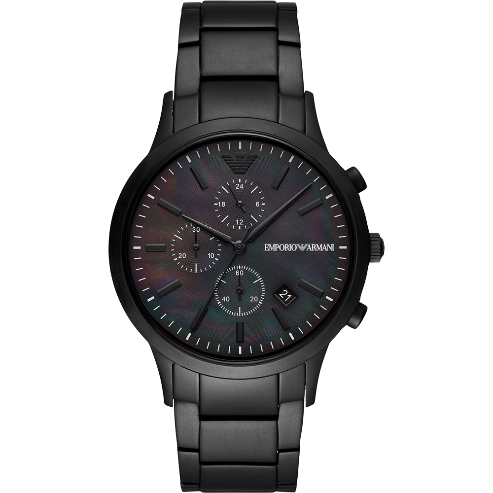 Emporio Armani 亞曼尼 RENATO時尚計時男腕錶(AR11275)-43mm