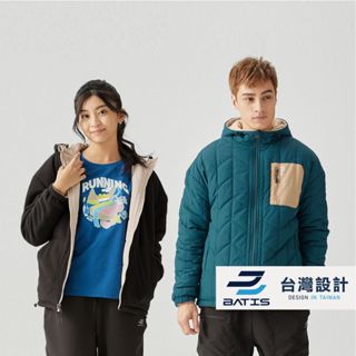 BATIS 秋冬 臺灣設計雙面穿防風抓絨外套 / 現貨 M335036 兒童外套 女童外套 運動外套 長袖外套 M33