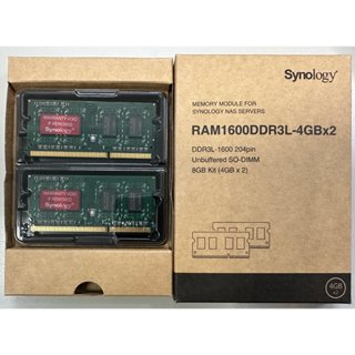 SYNOLOGY RAM1600DDR3L-4GBX2 兩支一組 原廠記憶體
